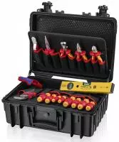 Инструментальный чемодан для электрика (24 предмета) Robust23 Start Electric Knipex KN-002134HLS2