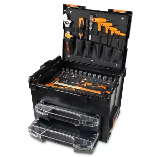 Комплект из 116 инструментов для инструментального ящика COMBO C99V3/2C, в ложементах из вспененного этиленвинилацетата