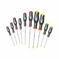 Набор из 10 отверток для винтов с прямым шлицем и винтов PHILLIPS® 324 SH10 U03240655