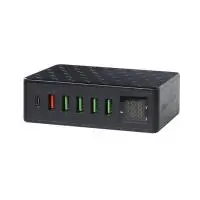 ​Зарядное устройство универсальное, 6 USB разъемов, для одновременной зарядки.