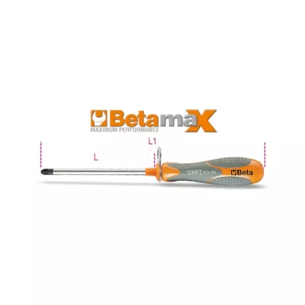 отвертка крестообразная для винтов Pozidriv®-Supadriv®, с системой H-SAFE