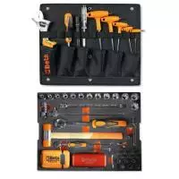 Комплект из 116 инструментов для инструментального ящика COMBO C99V3/2C, в ложементах из вспененного этиленвинилацетата