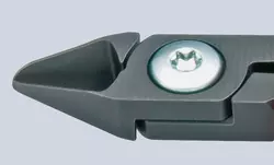 Кусачки боковые для электроники вороненые 125 mm (KN-7512125, KN-7512125)