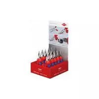 Дисплей укомплектованный, 10 пр., пассатижи KN-0821145 остроконечные с удлинёнными губками