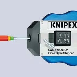 Инструмент для снятия изоляции с оптоволоконных кабелей KNIPEX KN-1285100SB
