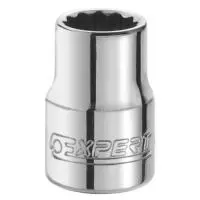 E117056 EXPERT 1/2" 12-точечные розетки - метрические