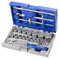 E032900 EXPERT 1/2" набор головок и принадлежностей - метрические - 22 шт.