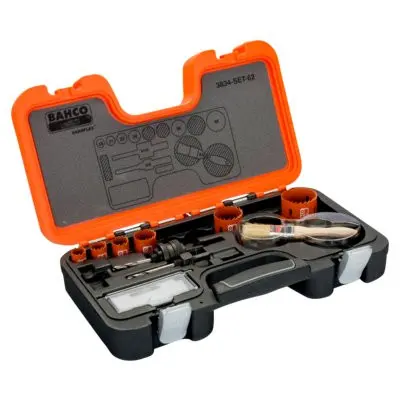 Наборы биметаллических кольцевых пил Sandflex 3834-SET-62