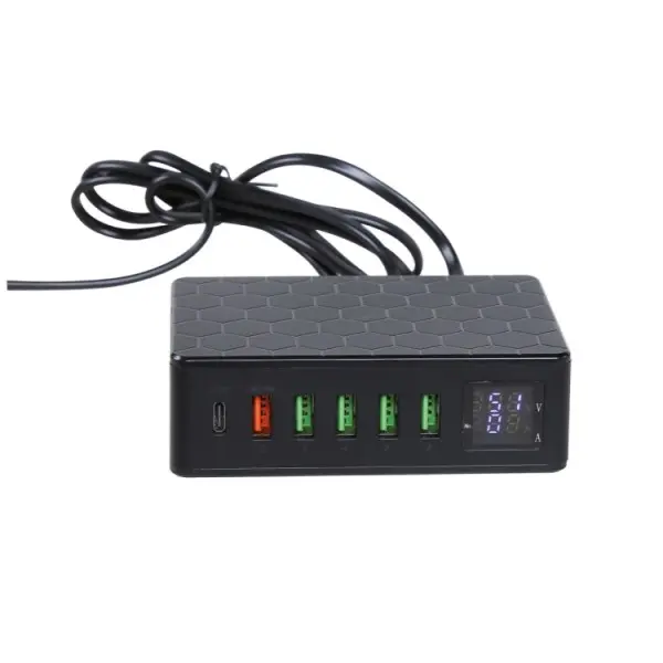 ​Зарядное устройство универсальное, 6 USB разъемов, для одновременной зарядки.