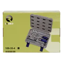 Набор шестигранных головок и бит 1/4", 35 шт.