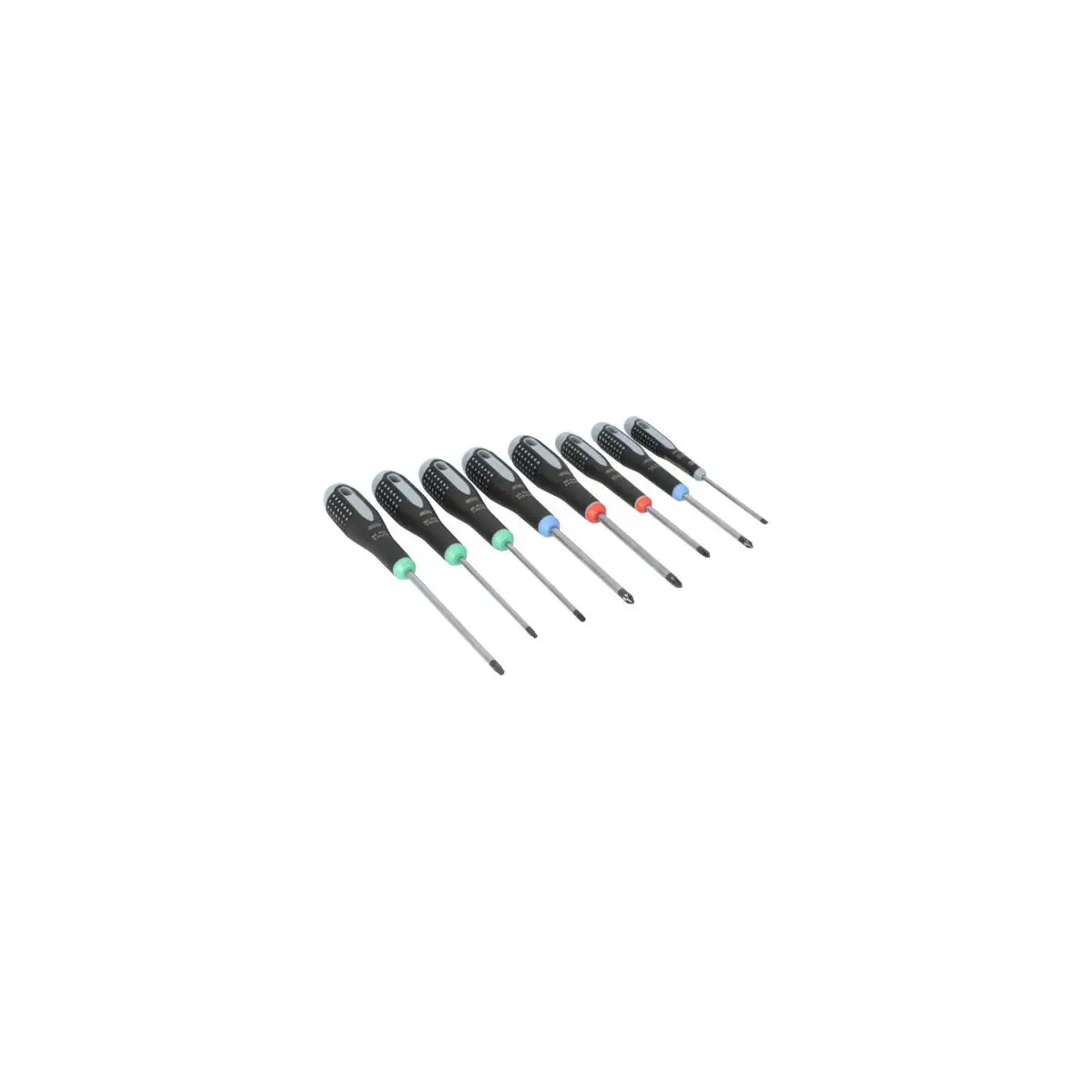 Набор отвёрток ERGO™ под винты со шлицем/Phillips/Pozidriv/TORX® с обрезиненной рукояткой — 8 шт BE-9872