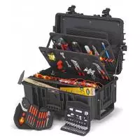 НАБОР разного инструмента в сумке из кожи, 24 предмета Knipex KN-002103LS