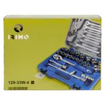 Набор шестигранных торцевых и комбинированных ключей 1/2", 33 шт.