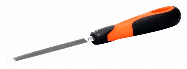 Заточные тонкие заостренные напильники Bahco ERGO™ 4-186 (с рукояткой)
