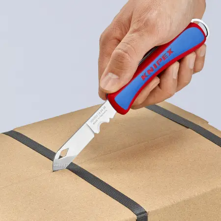 Складной нож электрика KNIPEX KN-162050SB фото в интернет-магазине ИНСТРА