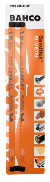 Биметаллические ножовочные полотна SANDFLEX®. Новое биметаллическое полотно SANDFLEX с повышеным содержанием кoбальта 3906-300-3P