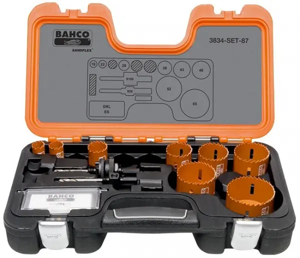 Наборы биметаллических кольцевых пил Sandflex 3834-SET-87