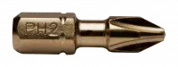 Торсионные биты PH3 1/4", 25 мм, в коробке по 10 шт.
