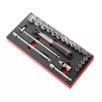 1/2' SOCKET FOAM MOD 12PT IN S.161B 22PC Facom MODM.S161-212U