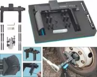 HAZET 772-2/16, Universal Axle and Slotted Nut Wrench Set