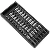 E032922 EXPERT 1/2" модуль розетки для отверток и бит Torx ® - 33 штуки