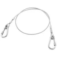 SLS LANYARD 1.2M METAL WIRE 2 CARABINEER Facom LAN1.2MSLS