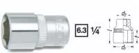 HAZET 850A-7/16, Шестигранная торцевая головка