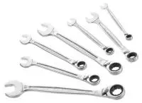 SET OF 7 STD RATCHETING WRENCHES Facom 467B.J7PB