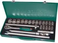 S04H4524S Набор головок торцевых 1/2"DR, 10-32 мм, 24 предмета