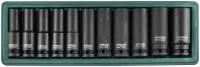 S03AD4111S Набор головок торцевых ударных глубоких 1/2"DR, 10-24 мм, 11 предметов
