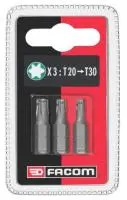 Набор из 3 бит-насадок 25MM T20-30 Facom EX12.J3