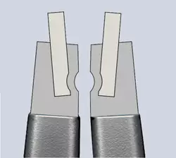 Прецизионные щипцы для стопорных колец, черненые 140 mm (KN-4811J1SB, KN-4811J1SB)