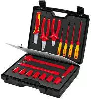Наборы инструментов 1000 V в чемодане Knipex KN-09990