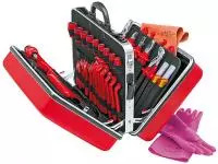 Набор инструментов 1000 V в чемодане KNIPEX KN-989914