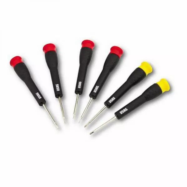 Hабор из 6 прецизионных отверток для плоских винтов и винтов PHILLIPS® 341 SH6 U03410018