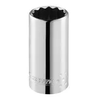 E117284 EXPERT 1/2" 12-точечные длинные розетки - метрические