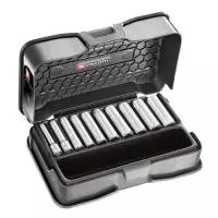 1/4' SOCKET SET DEEP 6P MM 10PC Facom R.405