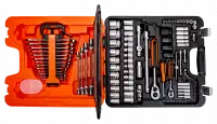 1/4" и 1/2" Набор торцевых головок, пластиковый кейс S108