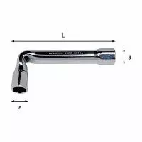 Двусторонние угловые торцовые ключи D 289 N U02890106D