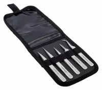 Набор из 5 пинцетов с наконечниками 00-SA, 1-SA, 3C-SA, 5-SA, 7-SA