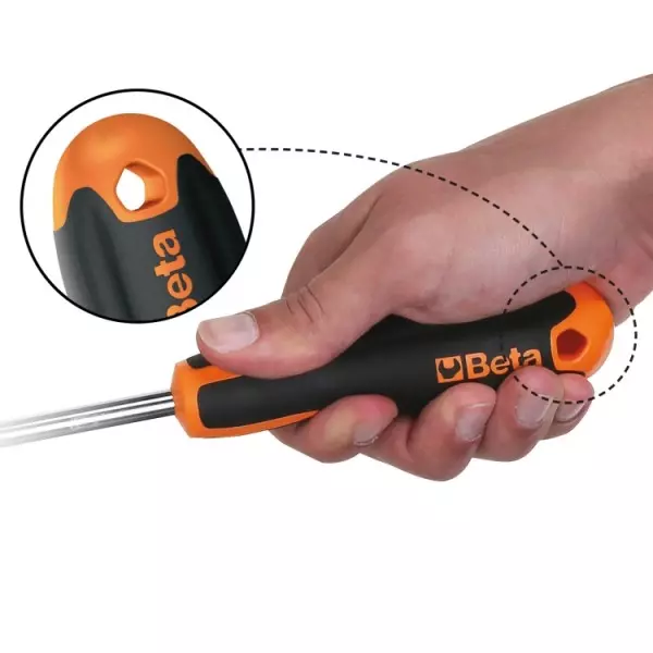 Отвертки Evox с профилем Tamper Resistant Torx®, хромированные, черный наконечник