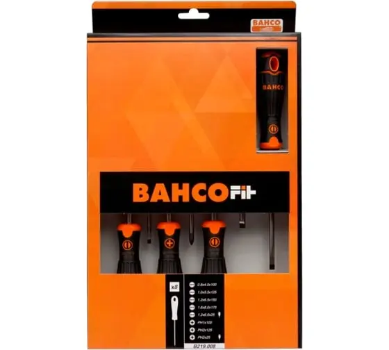 Набор отверток. Для винтов со шлицем и Phillips B219.008