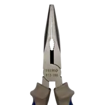 Плоскогубцы с удлинёнными губками, 200 мм, прямые двухкомпонентные рукоятки