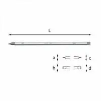 Реверсивные наконечники COMBIDRIVE для винтов с прорезью в головке 333 I U03330003