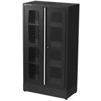 JLS CABINET GLAZED DOORS L1000 BLACK Facom JLS2-A1000PVBS