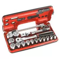 1/2 6P SOCKETS SET+LOCKING RAT Facom SL.DBOX500PB