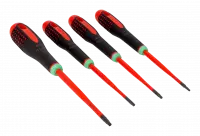 Набор изолированных отверток ERGO™ с тонким стержнем , 4 штуки. Под винты TORX® BE-9880SL