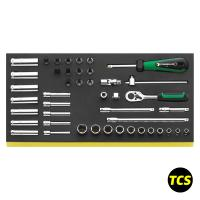 Набор торцовых головок с принадлежностями 1/4 ", STAHLWILLE, 96830601, TCS 40/35/9