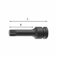 Головки ключей XZN для ступицы заднего колеса – AUDI/VW/SEAT/SKODA - IMPACT 233 1/2 MXZN U02332182