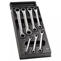 7 SPANNERS 65 IN TRAY SET Facom MOD.65J7PB